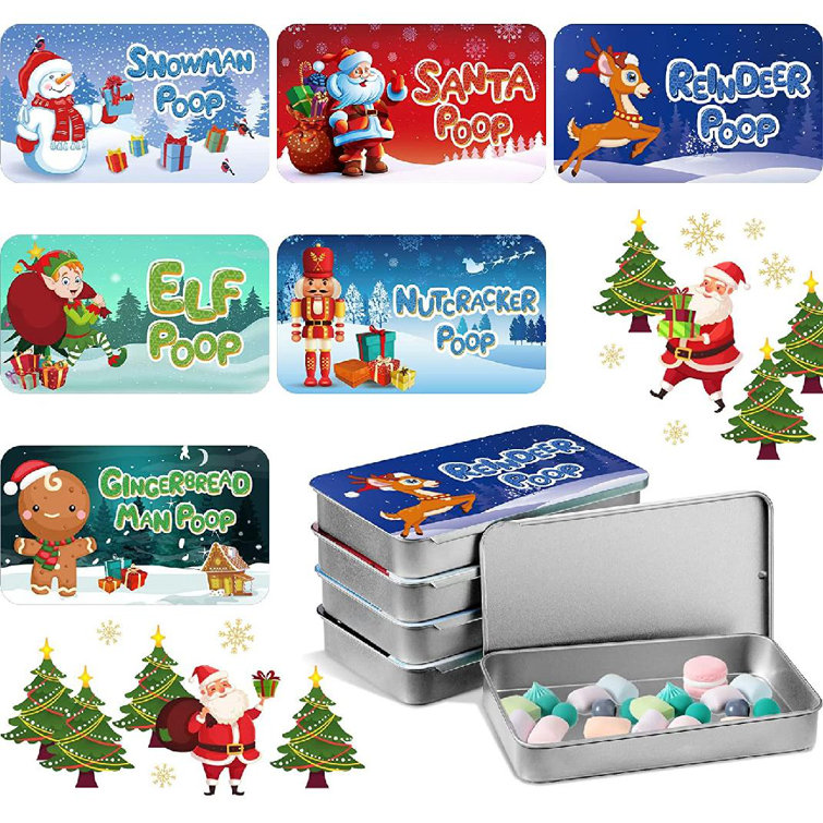 The Holiday Aisle® Christmas Poop Mints Tins Christmas Stocking