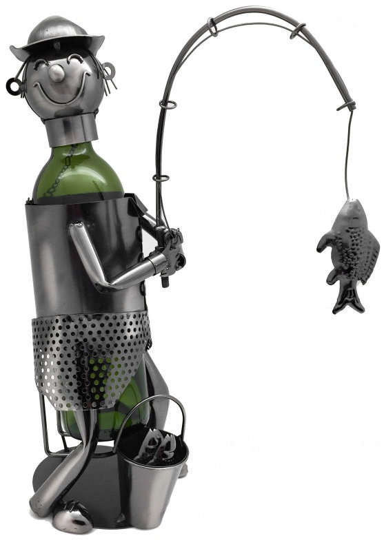 Tabletop Wine Bottle Rack in Silver