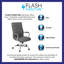 High Back Executive Swivel Office Chair with Metal Frame and Arms-955879473