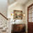Armed Wall Sconce with Cream Glass Shade