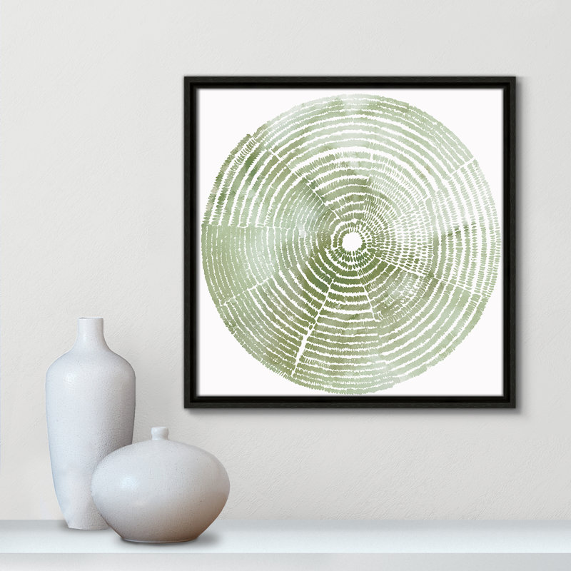 «Reaching Balance I», reproduction encadrée sur toile, Espresso, H 17,5 po x l 17,5 po x P 2 po