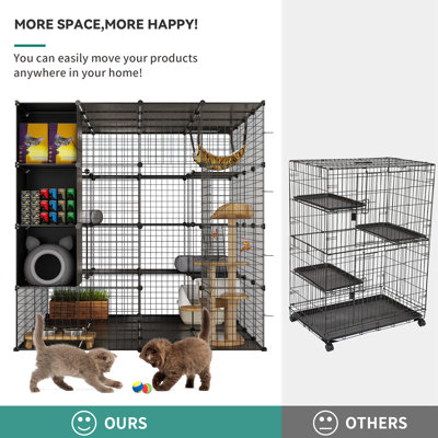 Archie & Oscar™ Boivin Portable Cat Cage & Reviews | Wayfair