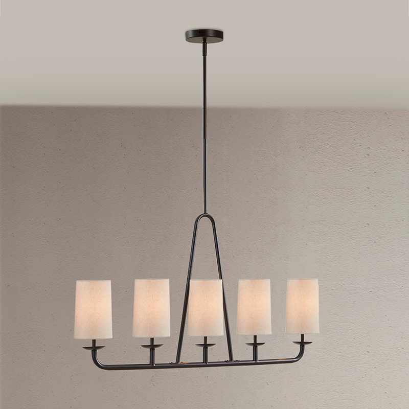 Lustre linéaire à 5 lumières