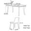 Table de salle à manger moderne et minimaliste-1419556819