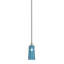 Suspension Ahern Mini, fini noir mat et laiton, 12,7 cm (L) x 24,8 cm (H), verre ambré dégradé-1926115218-1926115231