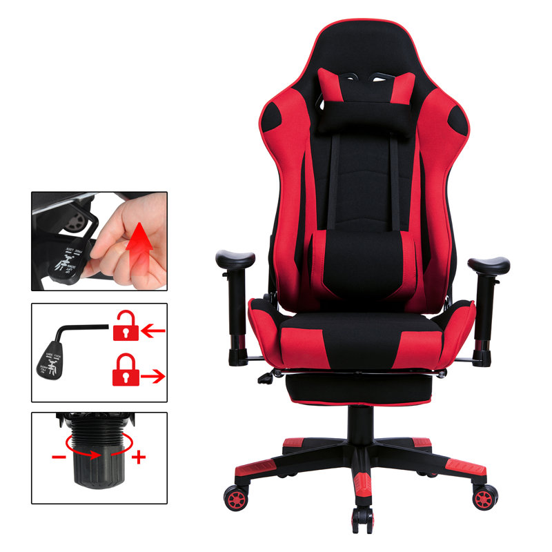 Racing Chair, Red/Black
