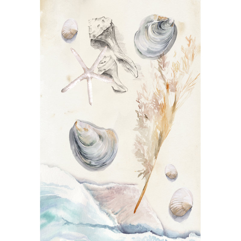 Washing Ashore I by Jennifer Paxton Parker - Wrapped Canvas Painting, 122cm H x 81cm W