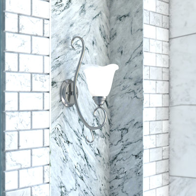 Bowker Steel Armed Sconce