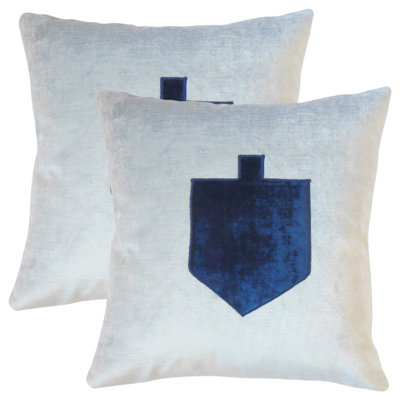 Holiday Cotton Throw Pillow with Zipper
