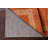 Orange Gabbeh  Wool Runner Rug 2x9