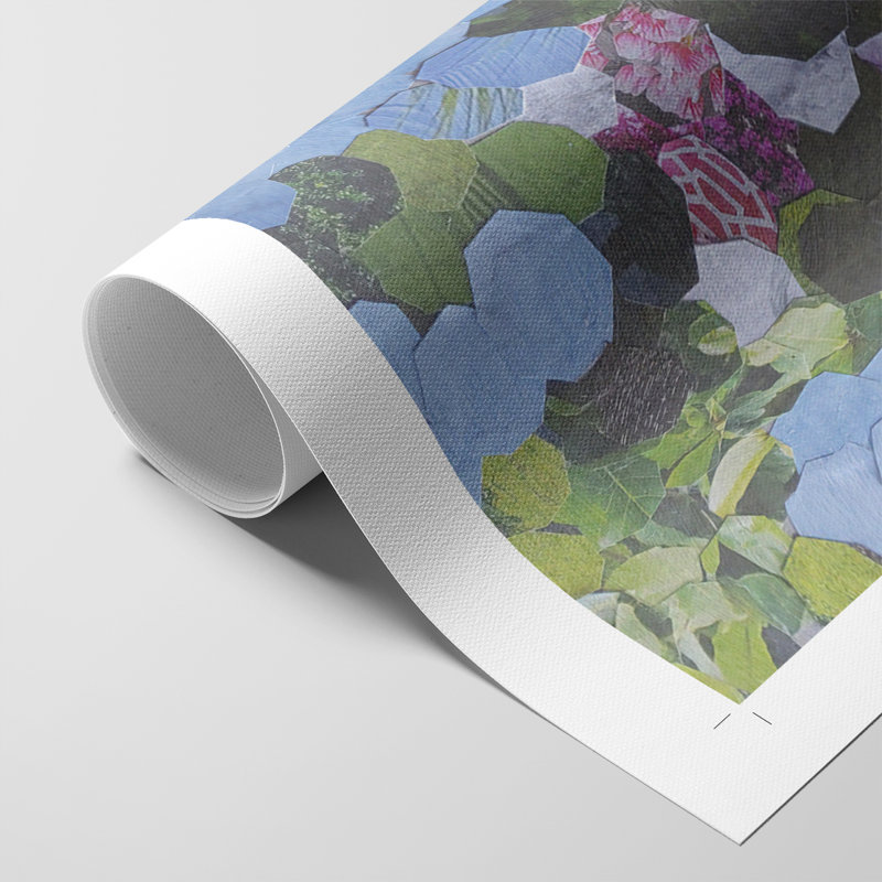 Iris Garden - Impression sur toile seulement - NON-CADRE, H 48 po x l 32 po