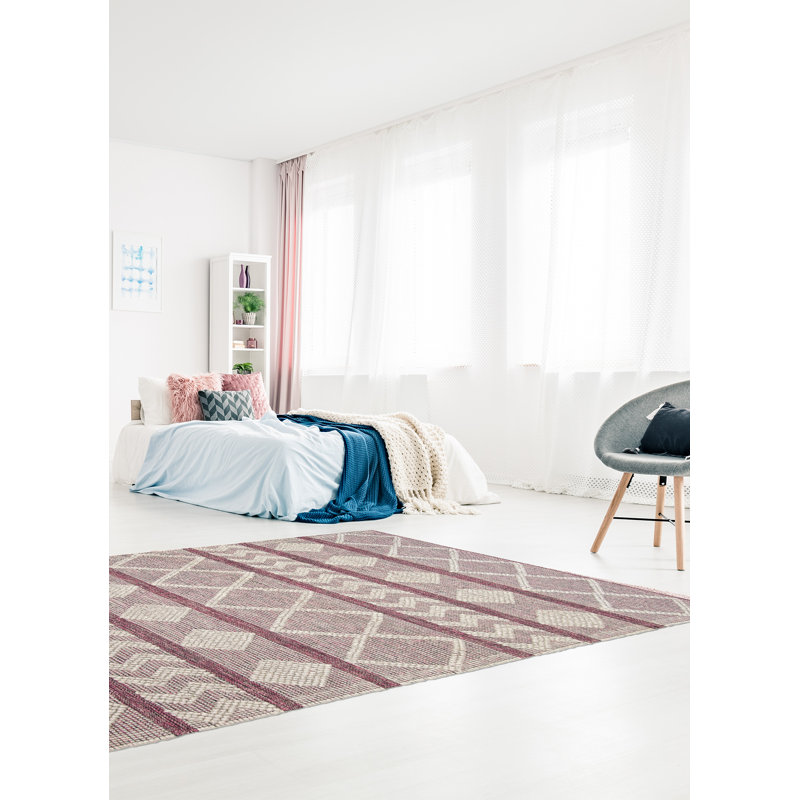 Tapis rose Sienna 5 pi 1 po x 8 pi 2 po