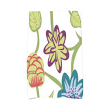 Serviette tropicale à la main