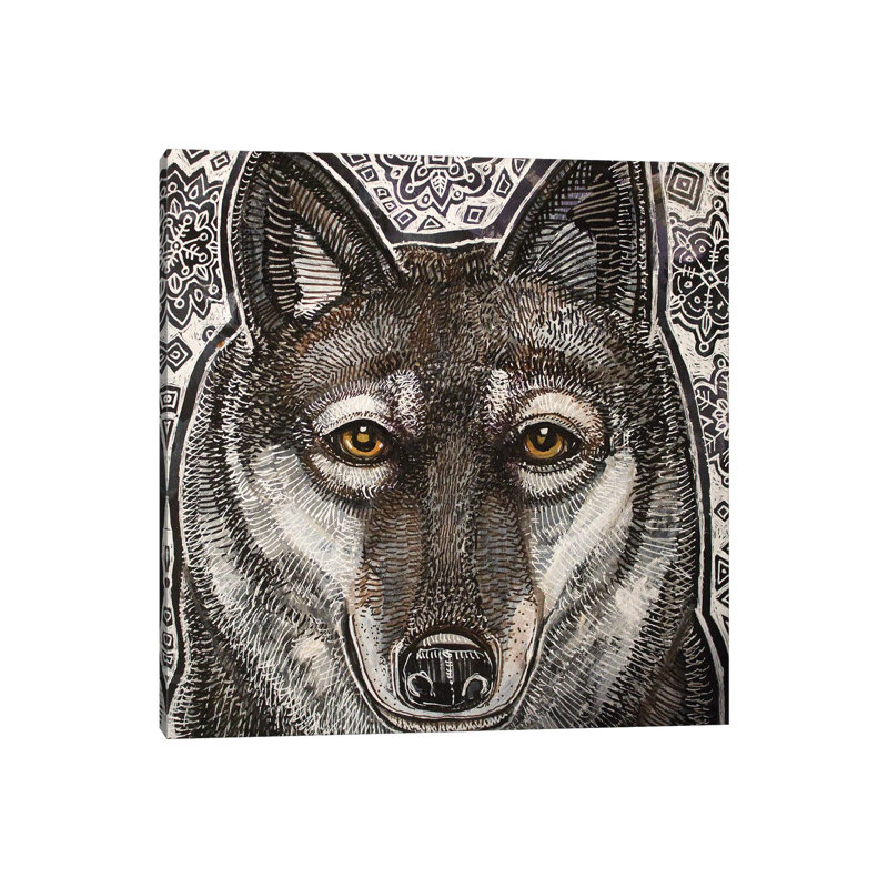 Winter Wolf by Lynnette Shelley - Wrapped Canvas Print, 30.48 cm H x 30.48 cm W