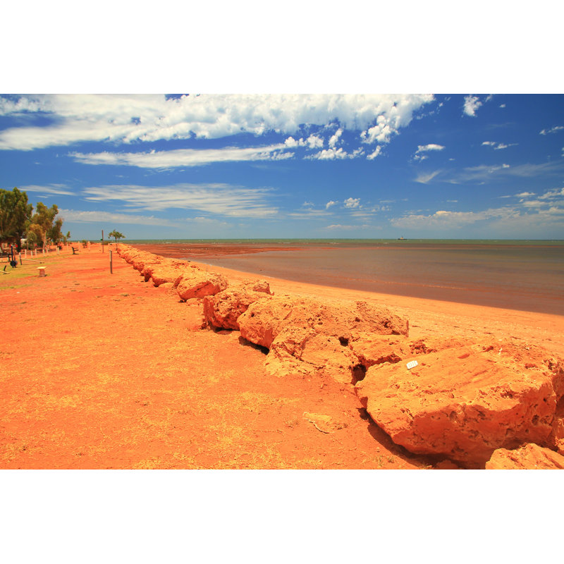 Onslow Coastline In Australia by Totajla - Wrapped Canvas Print, 20cm H x 30cm W