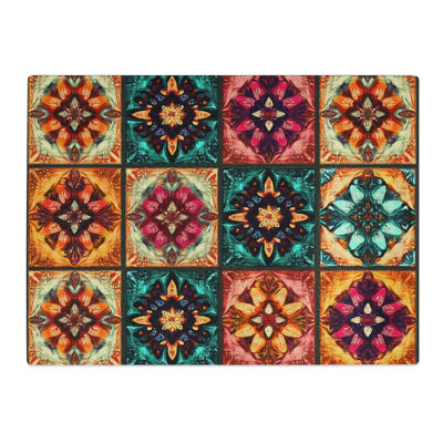 Kaleidoscope Effect Vol.10  Glass Chopping Board