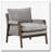 Solid Wood Frame Accent Chair-1096775709