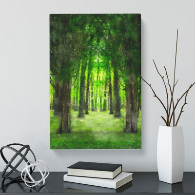 Green Forest Vol.2 - Wrapped Canvas Print