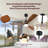 52 Inch Smart Ceiling Fan With LED 18W Triple Color Dimmable Memory Lighting 3 Walnut Finish Blades And DC Motor