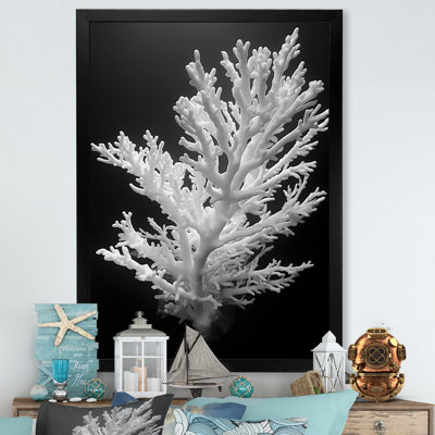 Staghorn Coral Harmony Oceanic Bliss - plage et océan, art mural sur toile