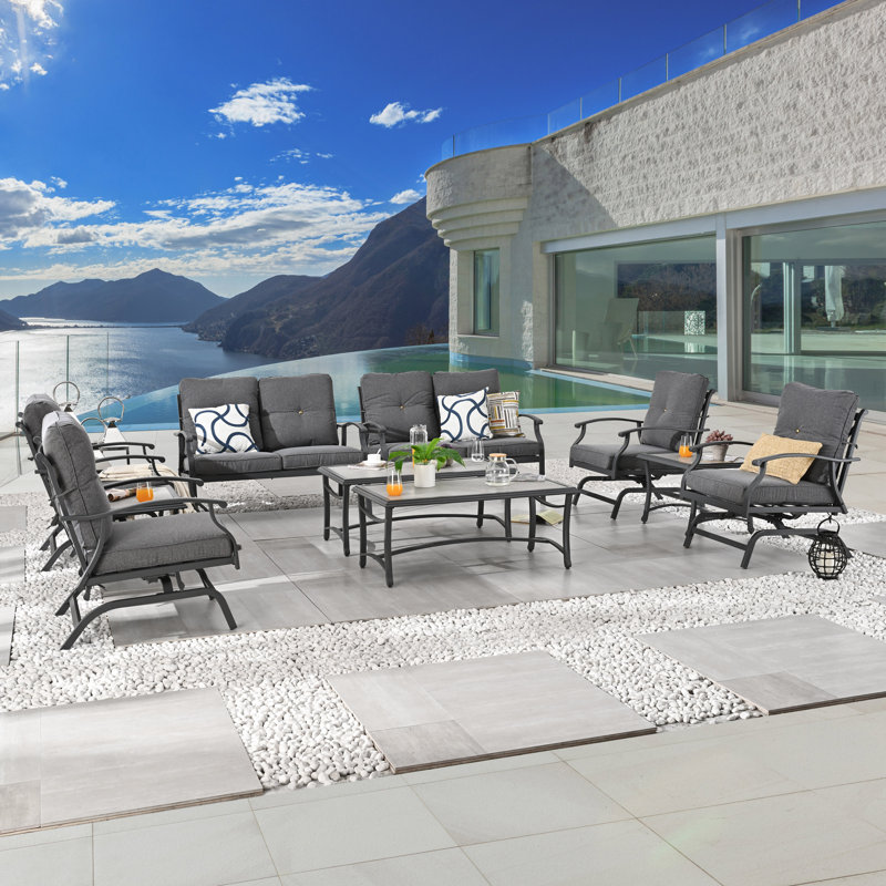 10-Piece conversation set, Dark Gray