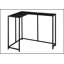 Table d'appoint, console, vestibule, étroit, d'angle, stratifié marbré, métal-398135436