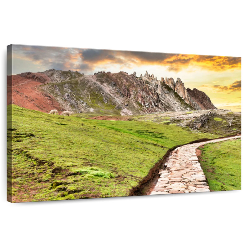 Couleurs Kavia du Pérou - chemin de pierre, H 16 po x l 24 po