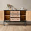 Buffets simples en bois noir