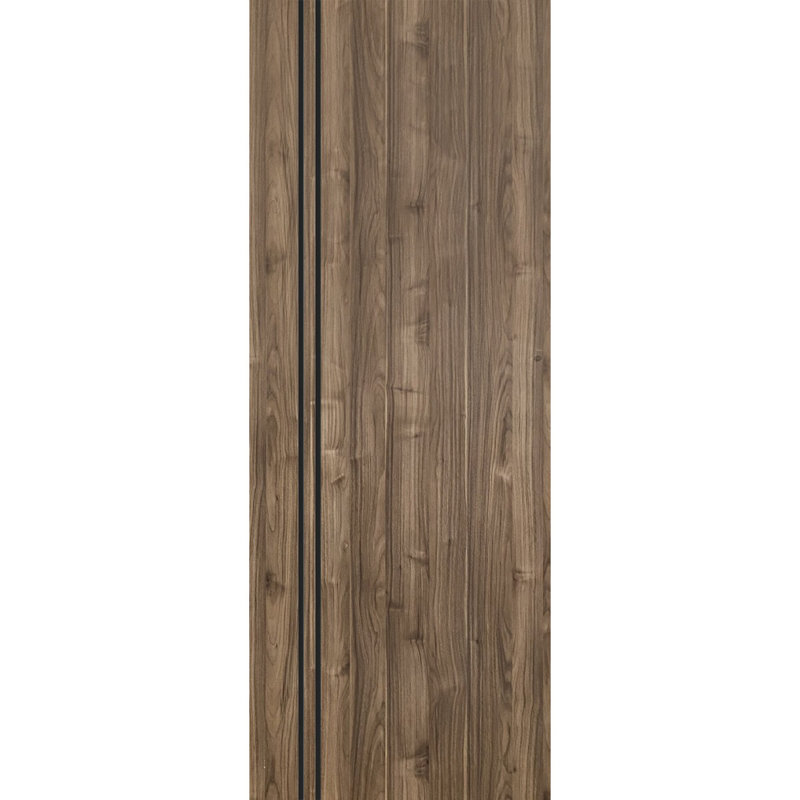 Finition en bois massif manufacturé, Noyer, 42 po x 80 po
