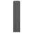 Vidaxl Radiator Cover Grey 66.5X7.5X33.1" Solid Wood Pine-125376843-125376849
