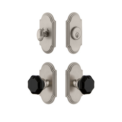 Complete Arc Entry Knob Set with Deadbolt