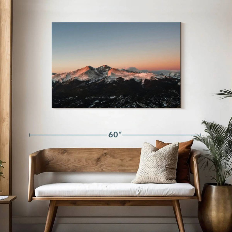 Alvord Longs Peak Mountain Sunrise, H 30 po x l 45 po