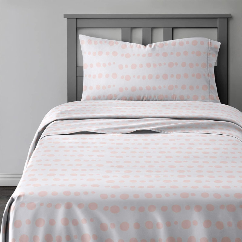 Kids Sheet Set, Soft Microfiber Bedding, Cozy & Breathable, Wrinkle Free Easy Care Bed Sheets, Twin Sheet Set + 1 Pillowcase