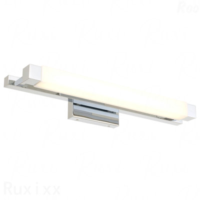 26" Vanity Light Bar - Chrome Metal, Integrated LED, For Bathroom