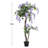 107Cm Artificial Flowering Tree in Pot for Home Decor Purple