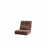 Lin brun est en rupture de stock