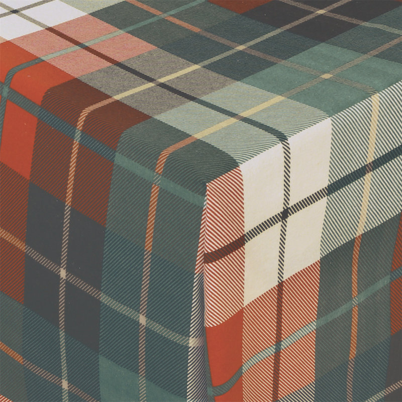 Narendra Flannel Flatweave Sheet Set, Orange, Single (3')
