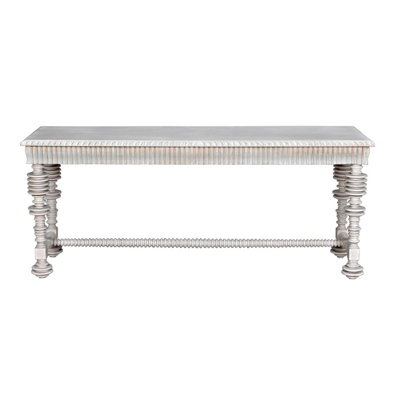 Portuguese 72.5'' W Solid Wood Console Table