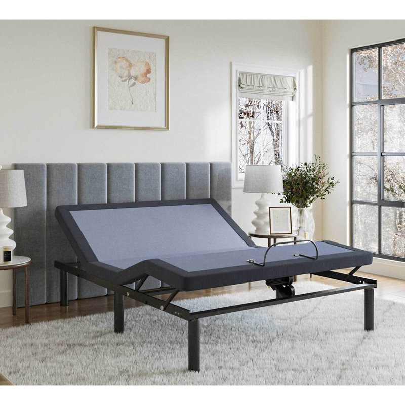 Base de lit simple Os25: transformez votre repos grâce au lit réglable Snore Option: personnalisez votre sommeil, Lit double