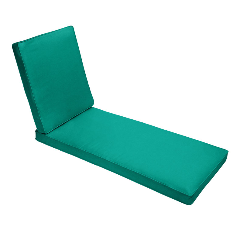 Coussin de siège / dossier d'extérieur Sunbrella, Sunbrella® bleu sarcelle, H 3 po x l 25 po x P 79 po