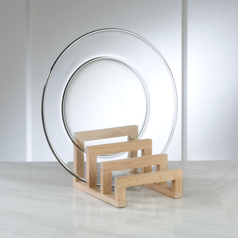 Wood Plate/Cutting Board Rack