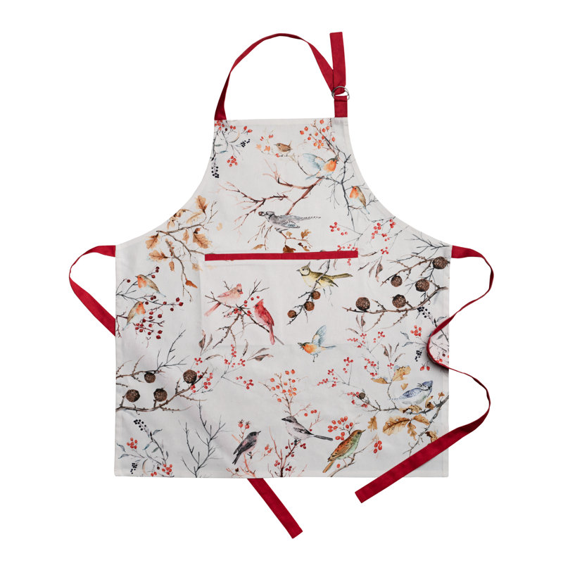 Maison d'Hermine Kelim - tablier 100% coton Prairie - 27,5 po x 31,5 po