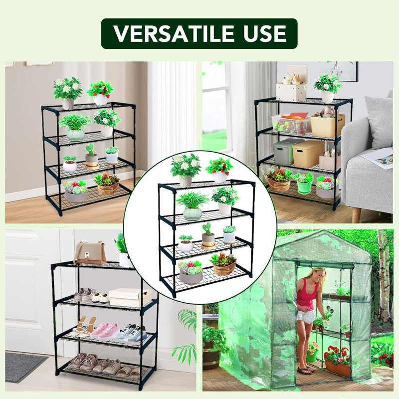 2 Pack Plant Display Rack Shelf Stand