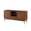 Meuble télé 1Pc avec armoires de rangement à tiroir brun