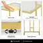 Glass Top C Table End Table-53568998