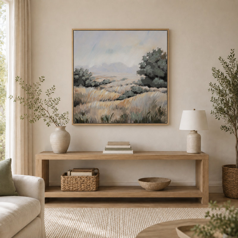 Surry Landscape Framed Canvas Wall Art
