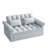 Loveseats Sofa Bed With Pull-Out Bed,Adjsutable Back-1079502125