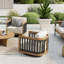 Chaises longues avec coussins Sereno-837918358