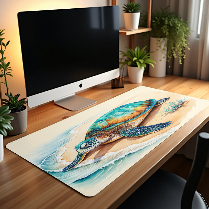 Polyester Desk Pad, 31.5x15.5