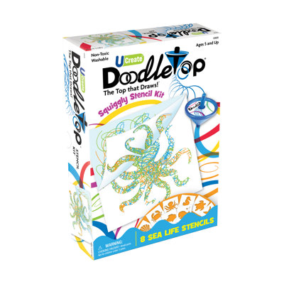 Ensemble de pochoirs Doodletop Sea Life